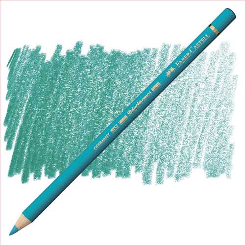 مداد پلی کروموس (پلی کروم) سبز کبالت (کبالت گرین) کد رنگ 156 (FABER-CASTELL POLYCHROMOS COBALT GREEN) فابر کاستل