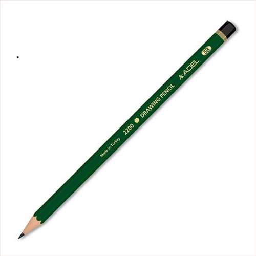 مداد مشکی طراحی 5B مدل 2200 ادل Adel drawing pencil 2200