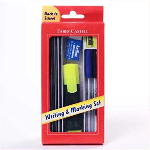 بسته لوازم التحریر  مدل بک تو اسکول (Faber castell back to school writing &marking) فابر کاستل