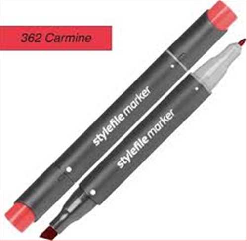 ماژیک  دوسر راندو (طراحی) قرمز (کارمین) کدرنگ 362 (QUILO STYLEFILE MARKER CARMINE)  کویلو