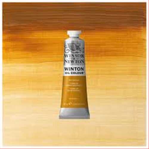 رنگ روغن تیوپی 37 میل قهوه ای روشن راو سیانا (RAW SIENNA) کد 34 مدل وینتون (WINSOR WINTON OIL COLOUR RAW SIENNA ) وینزور