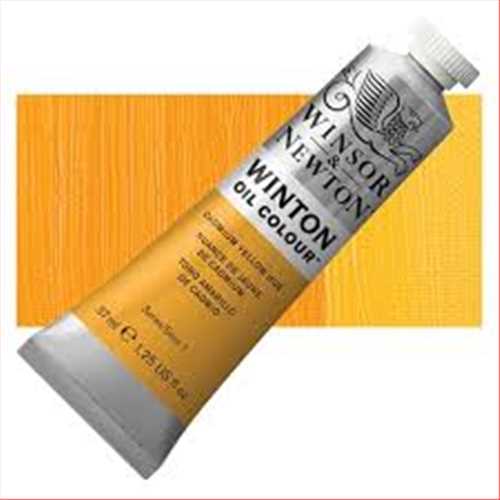 رنگ روغن تیوپی 37 میل زرد کادمیوم یلو هیو (CADMIUM YELLOW HUE) کد 9مدل وینتون  (WINSOR WINTON OIL COLOUR CADMIUM YELLOW HUE) وینزور