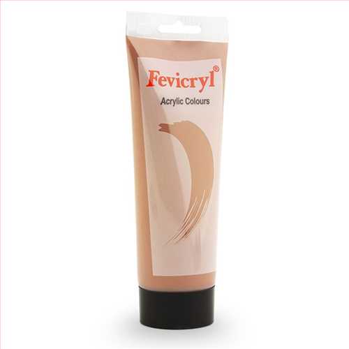 رنگ اکریلیک 120 میل کرم قهوه ای (تراکوتا) (Fevicryl acrylic colours  Teracotta) کد PBK11 فیویکرل