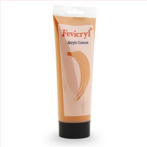 رنگ اکریلیک 120 میل برنز (برنز) (Fevicryl Acrylic colours bronze)  کد AC26 فیویکرل