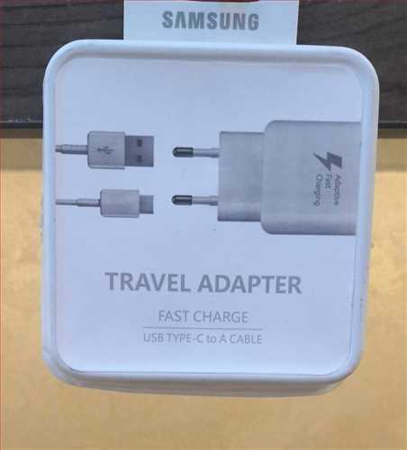 بسته شارژر  همراه با کابل برای اندروید تایپ سی (USB TYPE-C  Samsung Adapter Charging) سامسونگ