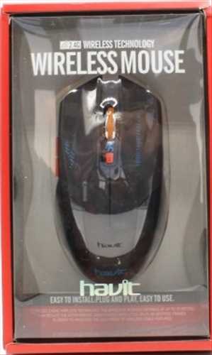 بسته ماوس بی سیم  هویت مدل HV MS 927 GT  رنگ مشکی Wire less Mouse