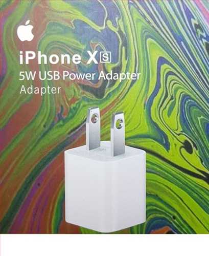 بسته شارژر  آیفون iphone 5 w usb power adapter