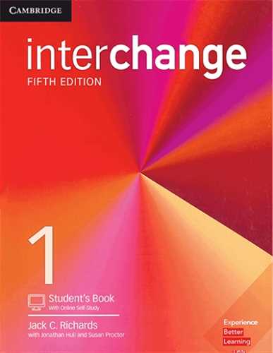 (اینترچینج 1 رحلی ویرایش 5 با سی دی،کمبریج) INTERCHANGE1+WORK BOOK+CD