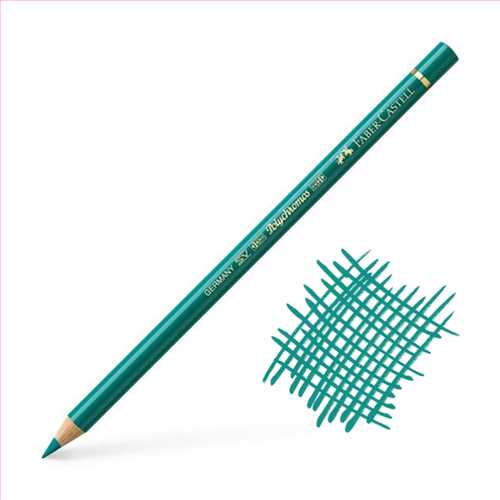 مداد پلی کروموس (پلی کروم) سبز(کروم اکسیدگرین فیئری)کد رنگ 276  (FABER-CASTELL CHROME OXIDE GREEN FIERY)فابر کاستل