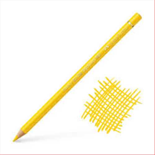 مداد پلی کروموس (پلی کروم) زرد (کادمیوم یلو) کد رنگ  107 (FABER CASTELL POLY CHROMOS CADMIUM YELLOW) فابر کاستل