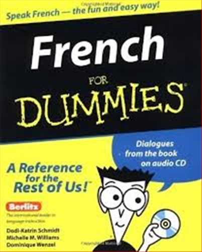 (فرنچ فور دامیز) French For DUMMIES (زبان اصلی)با سی دی  ارجینال