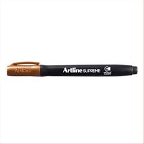 ماژیک پرمننت چندمنظوره نوک گرد رنگ مسی (برنز)  مدل EPF-790 آرتلاین ARTLINE SUPREME BRONZE