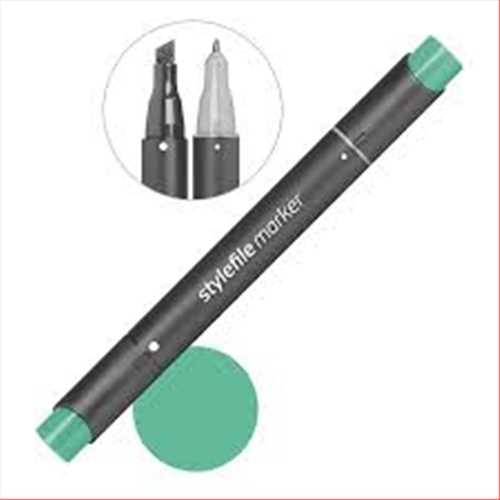 ماژیک دوسر راندو (طراحی) سبز(مینت گرین) کدرنگ 640 (QUILO STYLEFILE MARKER MINT GREEN) کویلو