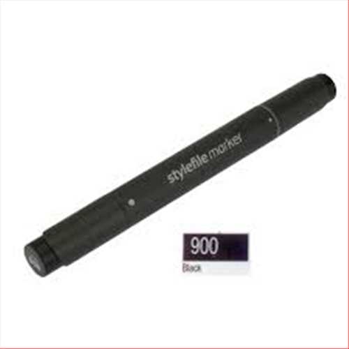 ماژیک دوسر راندو (طراحی) مشکی (بلک) کدرنگ 900 (QUILO stylefile marker black) کویلو