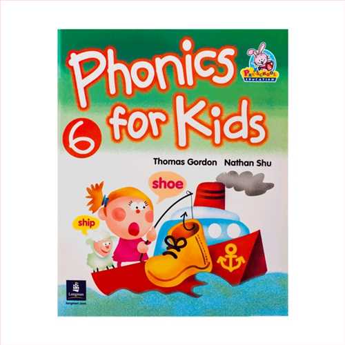 (فونیکس فور کیدز6) Phonics6 For kids + cd (با سی دی، گلاسه رنگی) (جنگل)