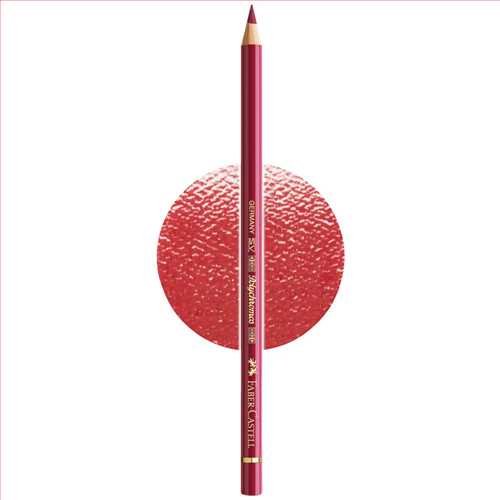 مداد پلی کروموس (پلی کروم) قرمز(دیپ رد) کد رنگ 223 (FABER-CASTELL POLYCHROMOS DEEP RED) فابر کاستل