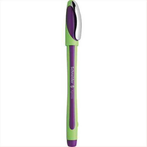 روان نویس  نوک نمدی  قطرنوشتاری 0.8 مدل اکسپرس رنگ بنفش (Schneider Xpress Rollerball Pen) اشنایدر