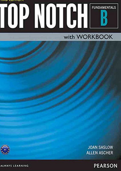 (تاپ ناچ فاندامنتالز بی با سی دی ویرایش 3 پیرسن)  TOP NOTCH FUNDAMENTALS B + workbook+cd