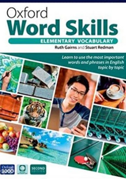 (آکسفورد ورد اسکیلز المنتری ویرایش2 با کیو آر کد) oxford word skills elementary vocabulary second edition