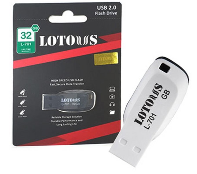 فلش مموری 32 گیگ مدل L701  پورت USB2  لوتوس