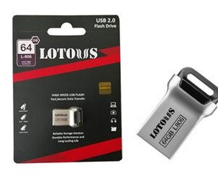 فلش مموری 64 گیگ مدل L806 پورت USB2  لوتوس