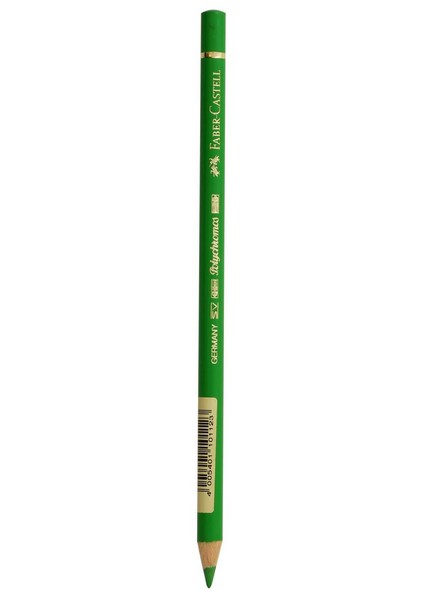 مداد پلی کروموس (پلی کروم) سبز (لیف گرین) کد رنگ 112 ( FABER-CASTELL POLY CHROMOS PERMANENT LEAF GREEN) فابر کاستل