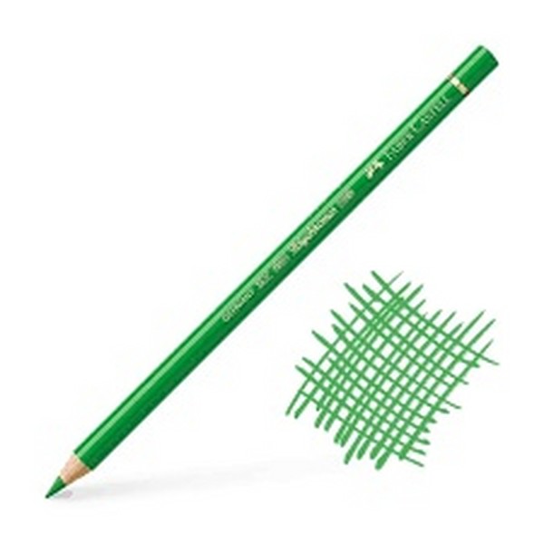 مداد پلی کروموس (پلی کروم) سبز (لیف گرین) کد رنگ 112 ( FABER-CASTELL POLY CHROMOS PERMANENT LEAF GREEN) فابر کاستل