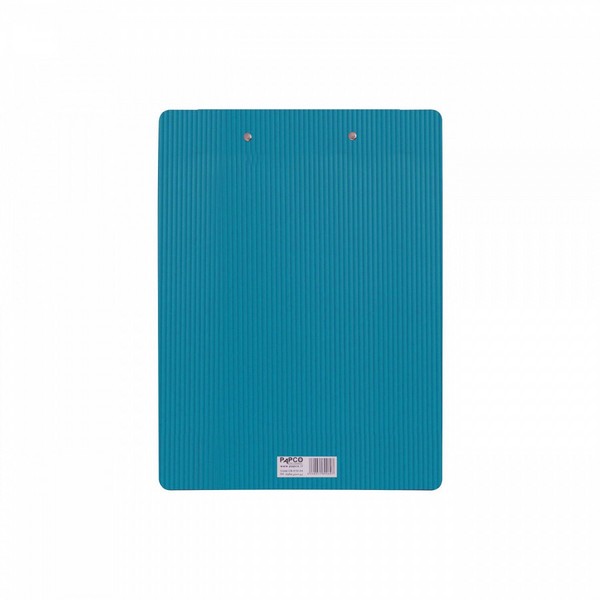 تخته شاسی (زیر دستی) pp ضخیم متالیک سایز A4 رنگ آبی فیروزه ای (PAPCO CLIP BOARD) مدل  CB-10 پاپکو