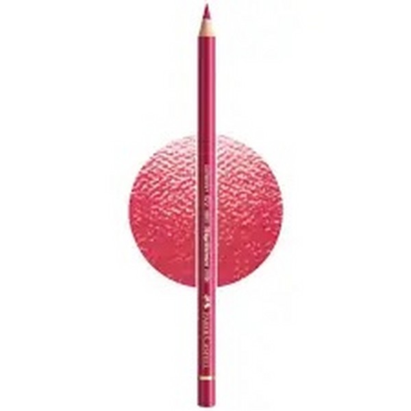 مداد پلی کروموس (پلی کروم) صورتی (پینک کارمین) کد رنگ 127 (FABER-CASTELL POLYCHROMOS PINK CARMINE) فابر کاستل