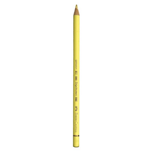 مداد پلی کروموس (پلی کروم) زرد (لایت یلو گلیز) کد رنگ  104 (FABER -CASTELL POLYCHROMOS LIGHT YELLOW GLAZE) فابر کاستل