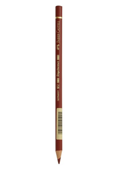 مداد پلی کروموس (پلی کروم) قرمز (ایندیا رد) کد رنگ 192 (FABER-CASTELL POLOCHROMOS INDIA  RED) فابر کاستل