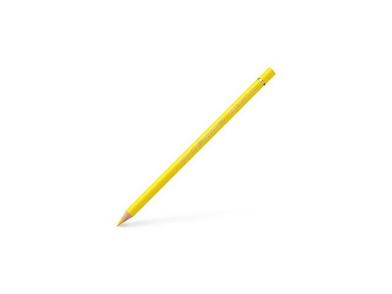 مداد پلی کروموس (پلی کروم) زرد (لایت کروم یلو) کد رنگ  106 (FABER CASTELL POLY CHROMOS LIGHT CHROME YELLOW) فابر کاستل