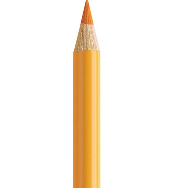 مداد پلی کروموس (پلی کروم) نارنجی (دارک کروم یلو) کد رنگ 109(FABER-CASTELL POLY CHROMOS DARK CHROME YELLOW)  فابر کاستل