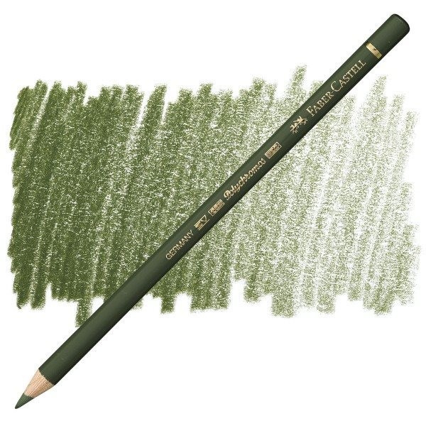 مداد پلی کروموس (پلی کروم) سبز (کرومیوم گرین اپک) کد رنگ 174 (FABER CASTELL POLY CHROMOS CHROMIUM GREEN OPAQUE) فابر کاستل