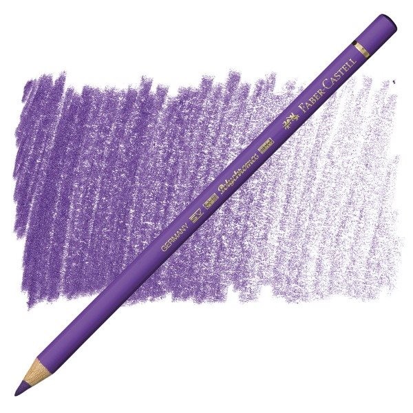 مداد پلی کروموس (پلی کروم) بنفش (وایلت) کد رنگ 138 (FABER CASTELL POLY CHROMOS VIOLET) فابر کاستل