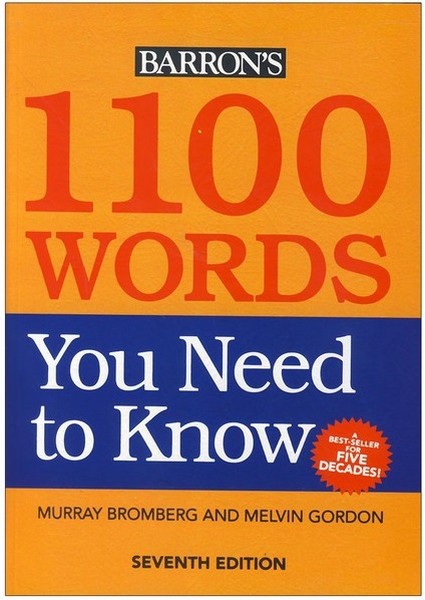 1100 وردز یو نید تو نو  ویرایش هفتم بارنز (barrons 1100WORDS YOU NEED TO KNOW )