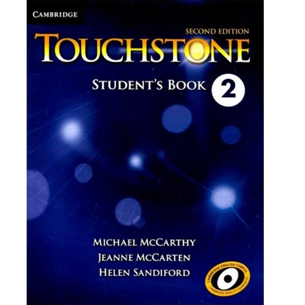 (تاچ استون2 رحلی با ورک بوک با سی دی ویرایش2 کمبریج) Touchstonestudentbook+workbook2 + cd