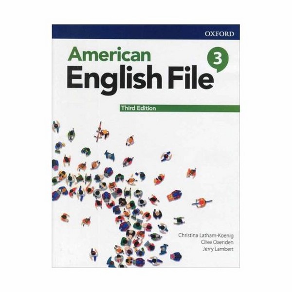 (امریکن انگلیش فایل 3 رحلی ویرایش 3، با سی  دی) AMERICAN ENGLISH FILE 2+ WORK BOOK+CD