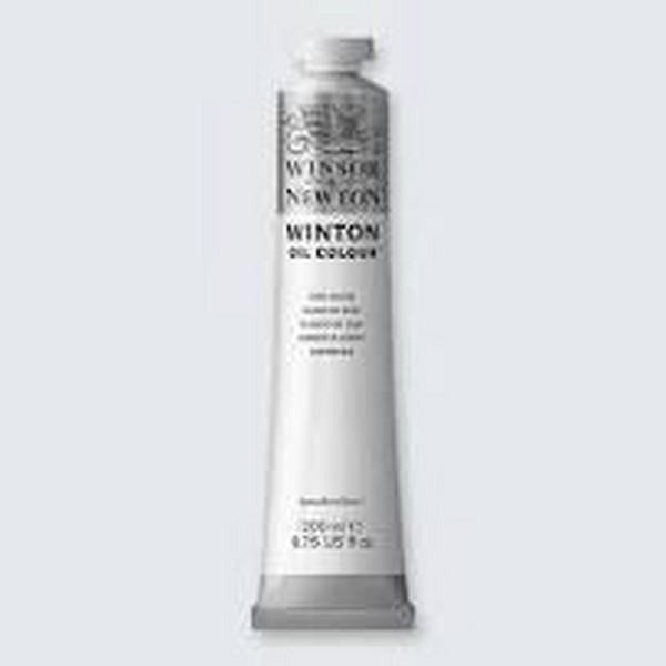 رنگ روغن 200 میل تیوپی سفید زینک زینک وایت ( ZINK WHITE) کد 1437748 مدل وینتون  (WINSOR WINTON OIL COLOUR ZINK WHITE ) وینزور